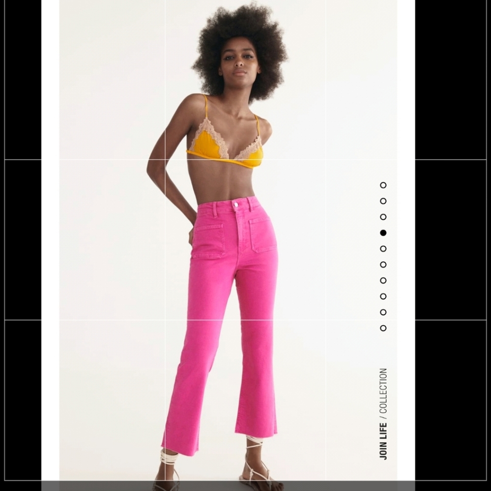 NWT Zara cropped flare jeans 👖